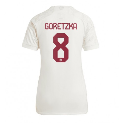 Maillot de foot Bayern Munich Leon Goretzka #8 Troisième Femmes 2023-24 Manches Courte